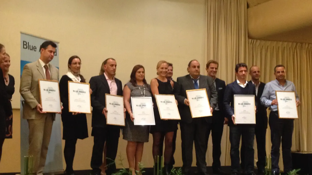 Entrega de los premios Blue Awards 2013