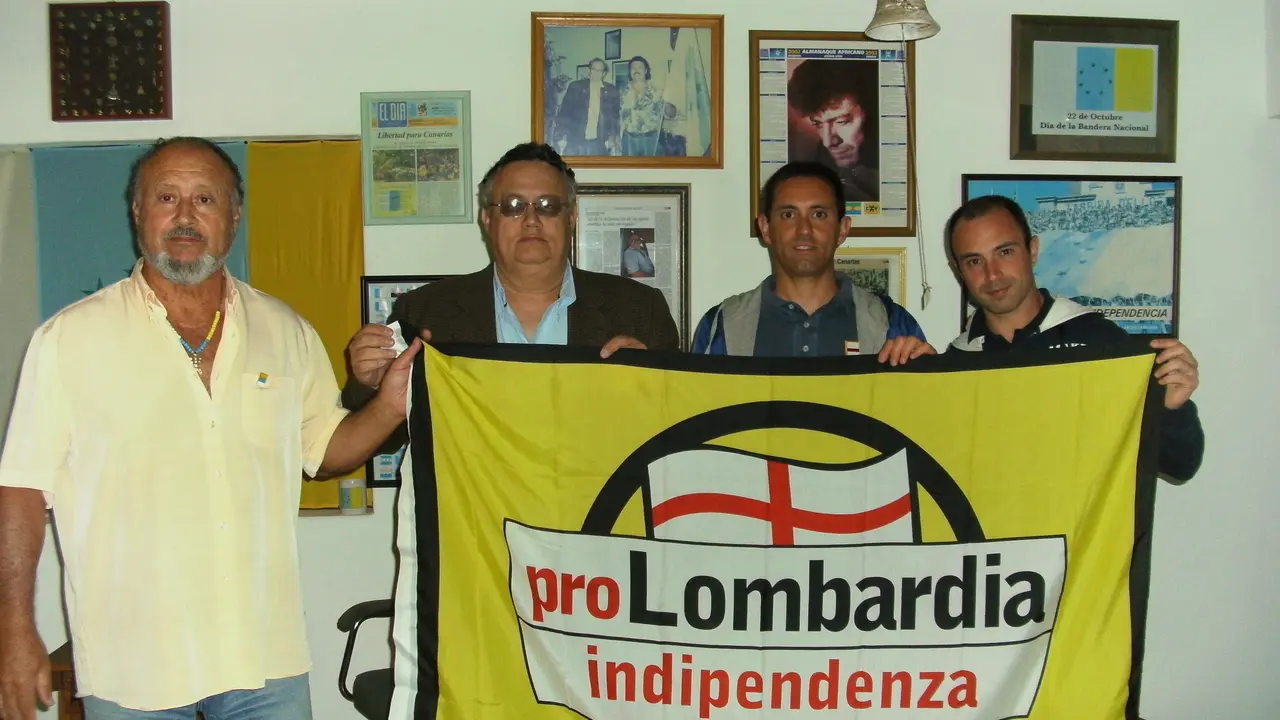 Bandera independentista lombarda