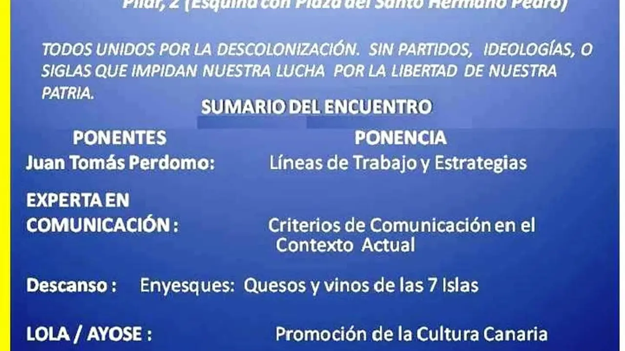 ENCUENTRO POR CANARIAS