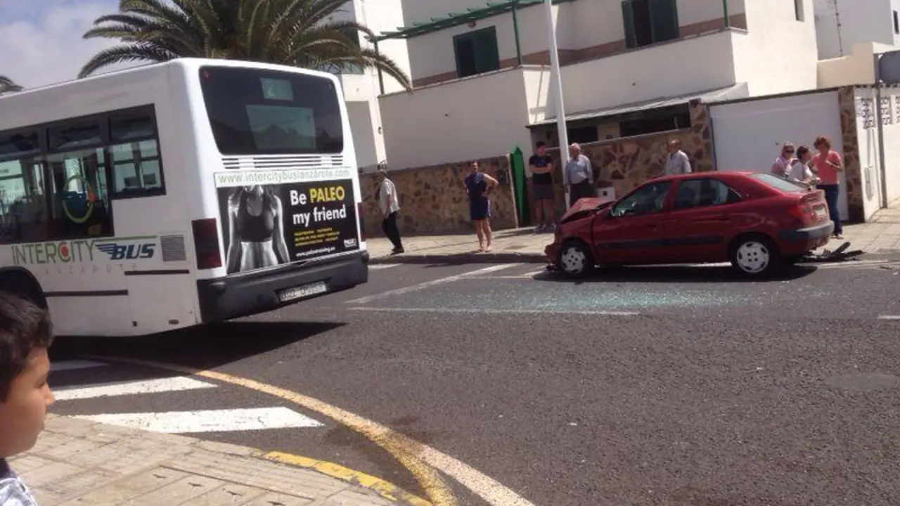 Accidente en Playa Honda