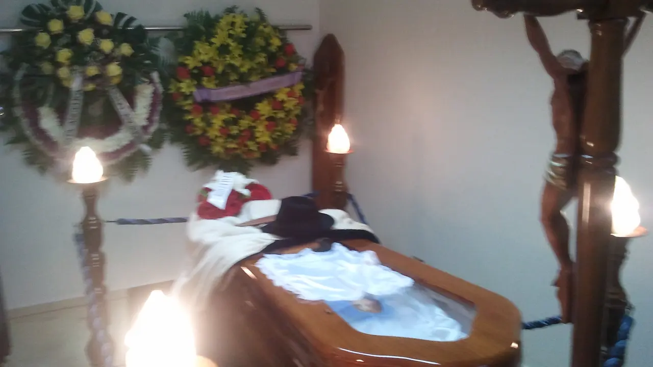 Capilla ardiente de Pepito Guedes