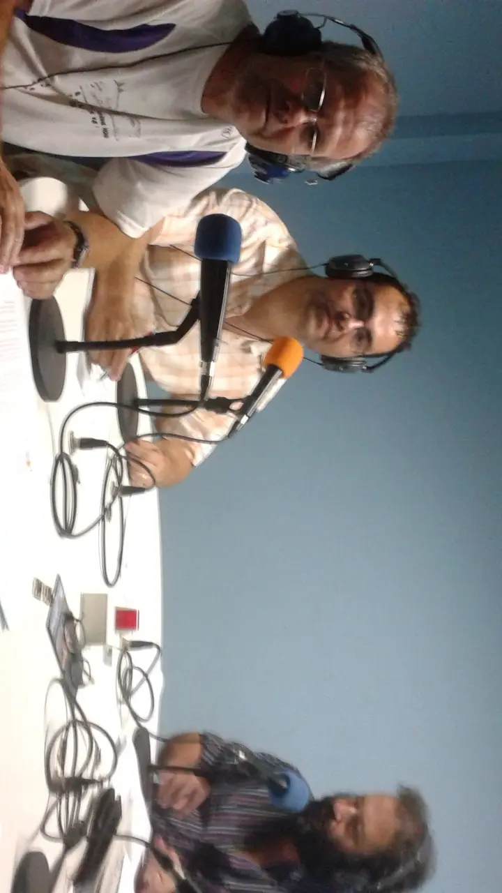 Fidel Ascensión y Andrés Medina en "La Hora de la Verdad"