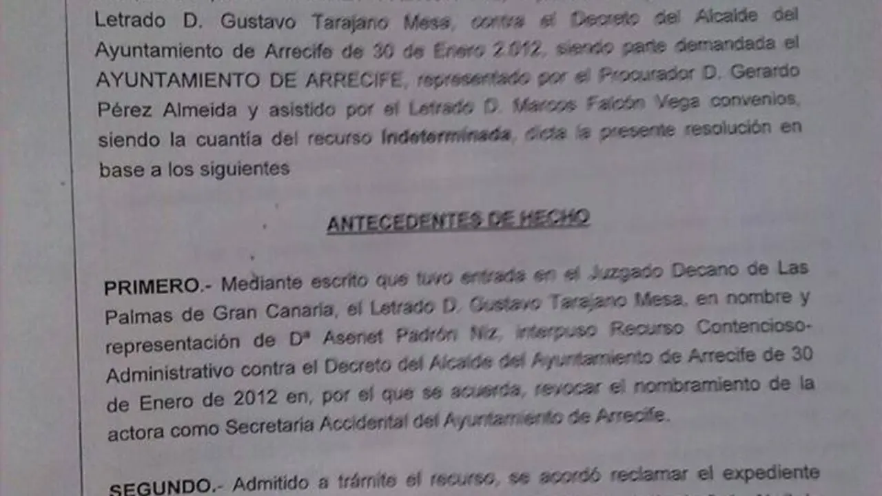 Resolución judicial