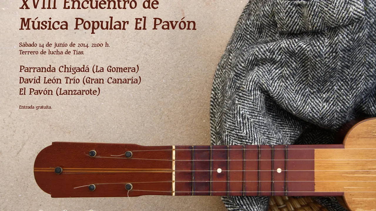 Cartel_XVIII_encuentro_de_m&uacute;sica_El_Pav&oacute;n_2014