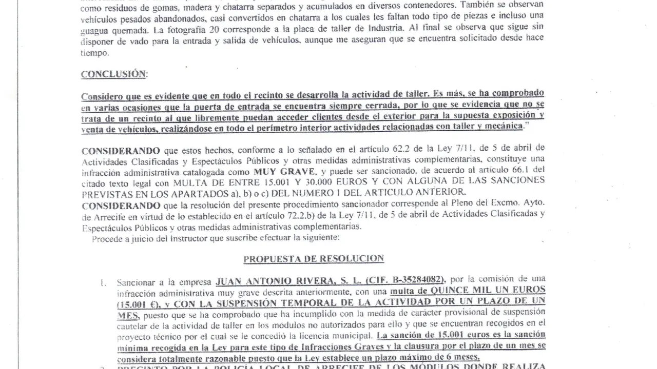 Resolución de Sanción a IVECO
