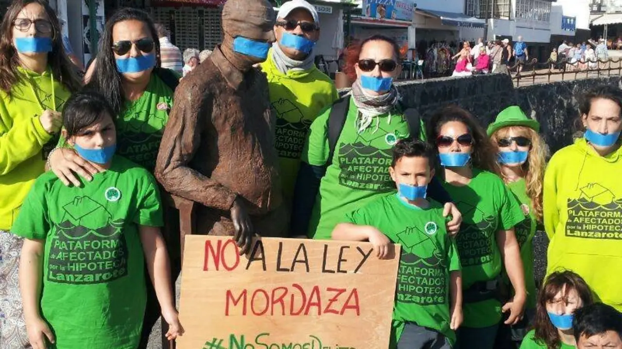 Miembros de PAH Lanzarote