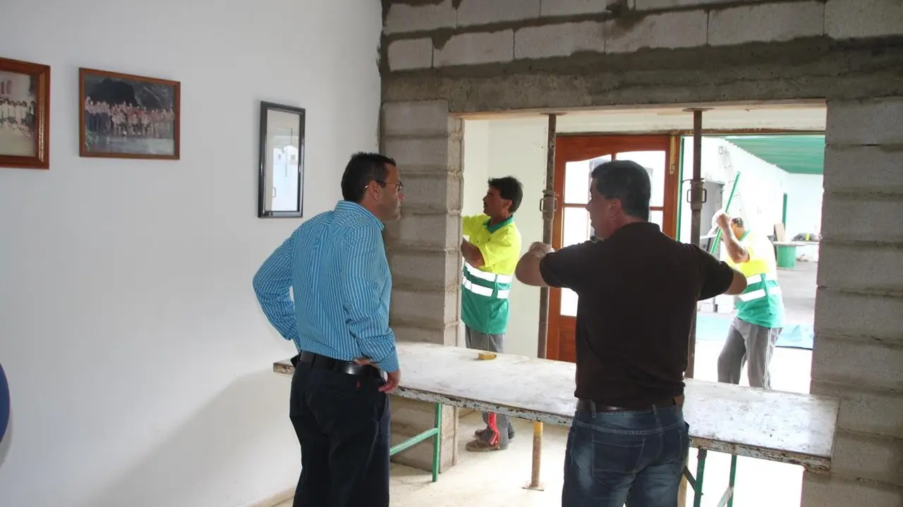 Obras en los teleclubs