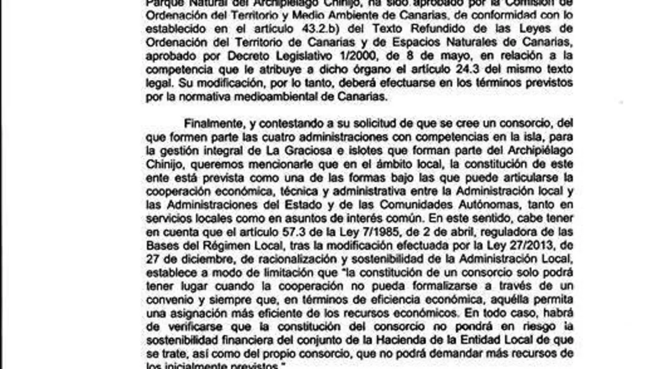 Respuesta del Gobierno