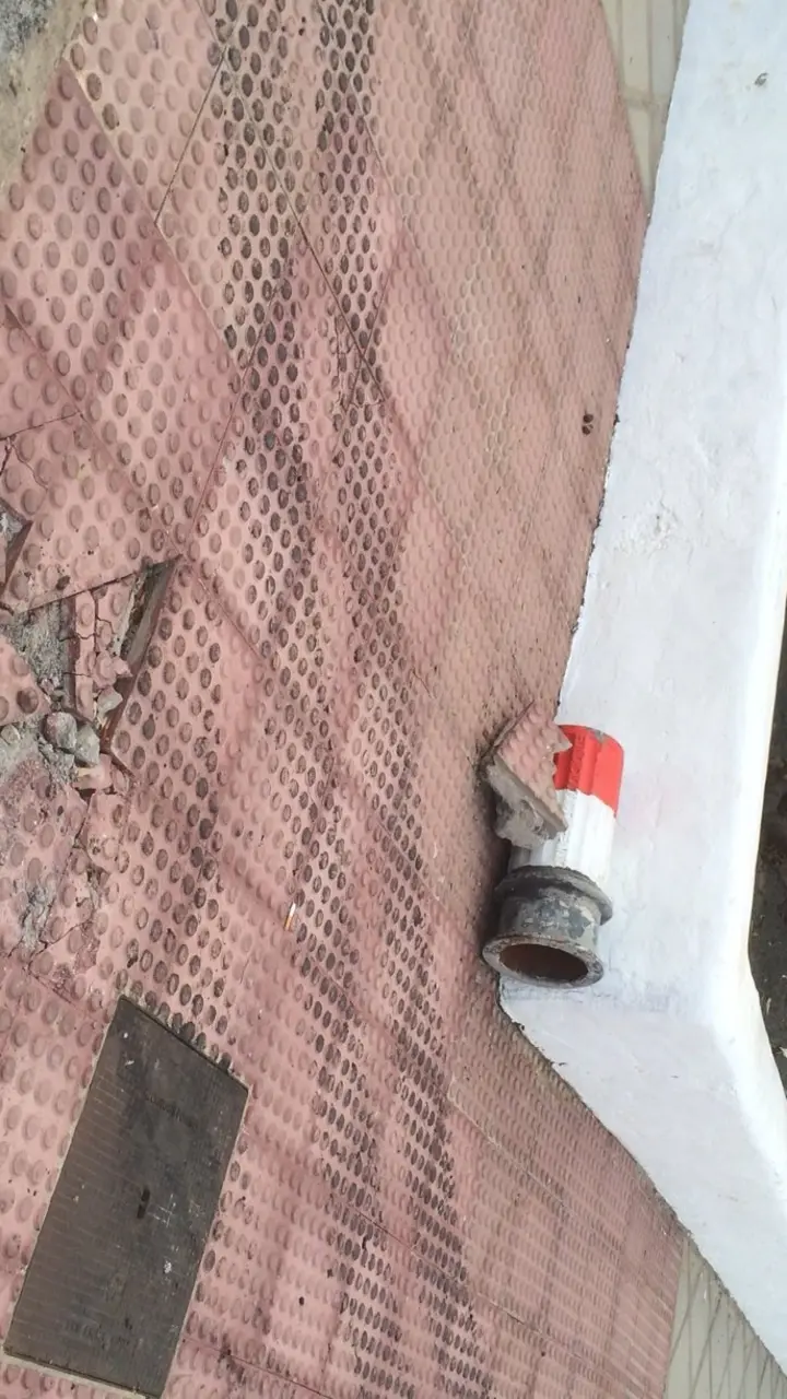 Desperfectos en las obras de reasfaltado