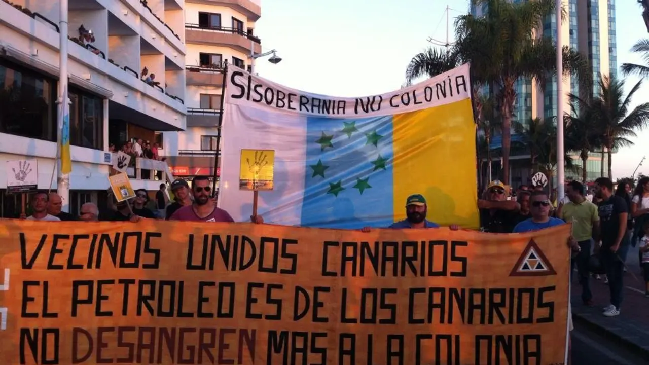 VECINOS UNIDOS en la Manifestaci&oacute;n
