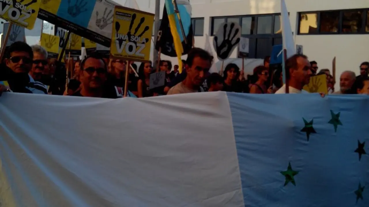 El Soberanismo, presente en la Manifestación
