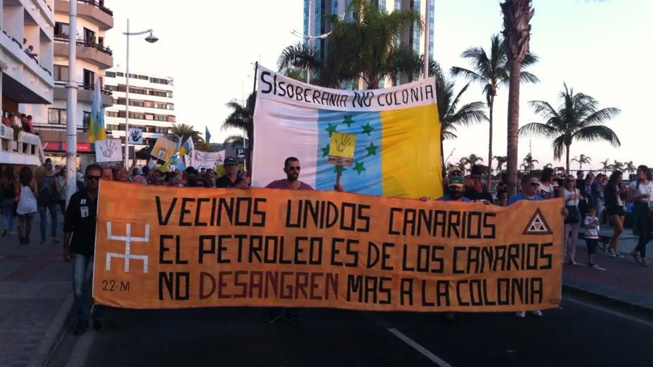 El Soberanismo, presente en la Manifestaci&oacute;n