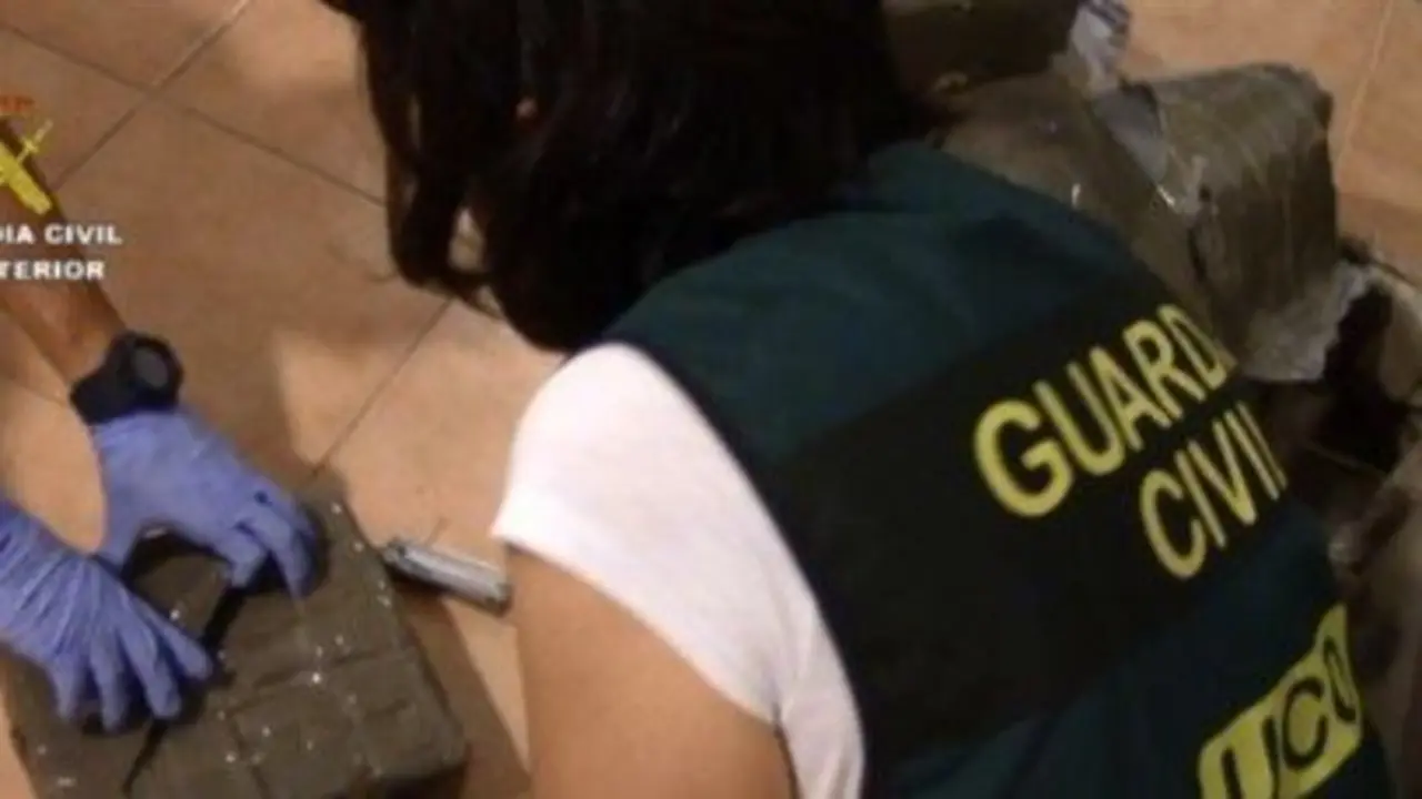 Momento de intervención de la droga