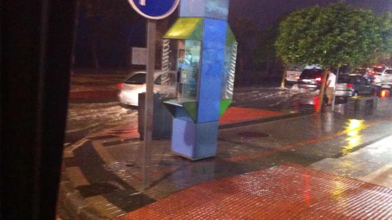Puerto del Carmen, bloqueada