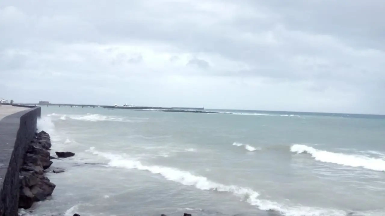 El temporal azota la isla