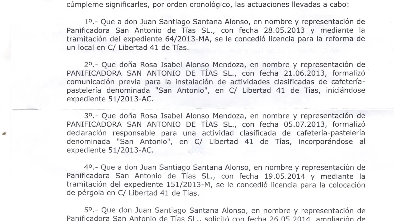 Respuesta del Ayuntamiento de Tías 2
