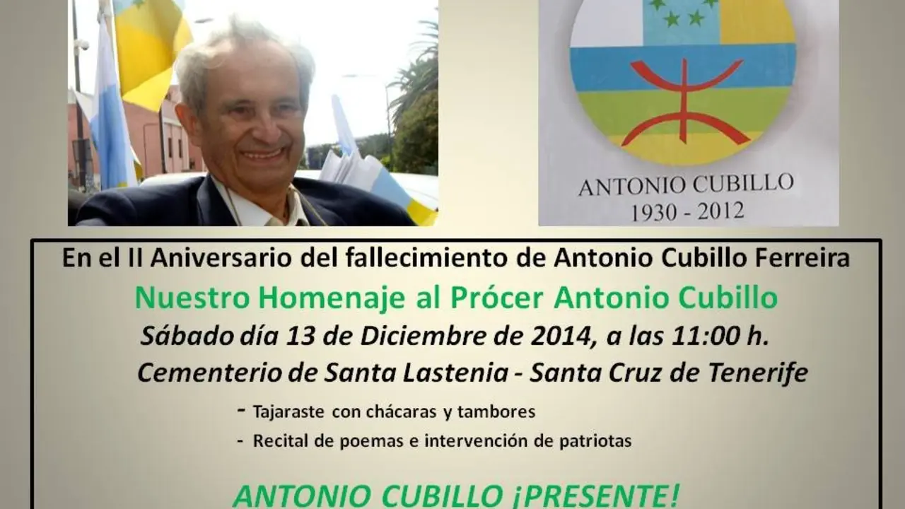 Homenaje a Antonio Cubillo