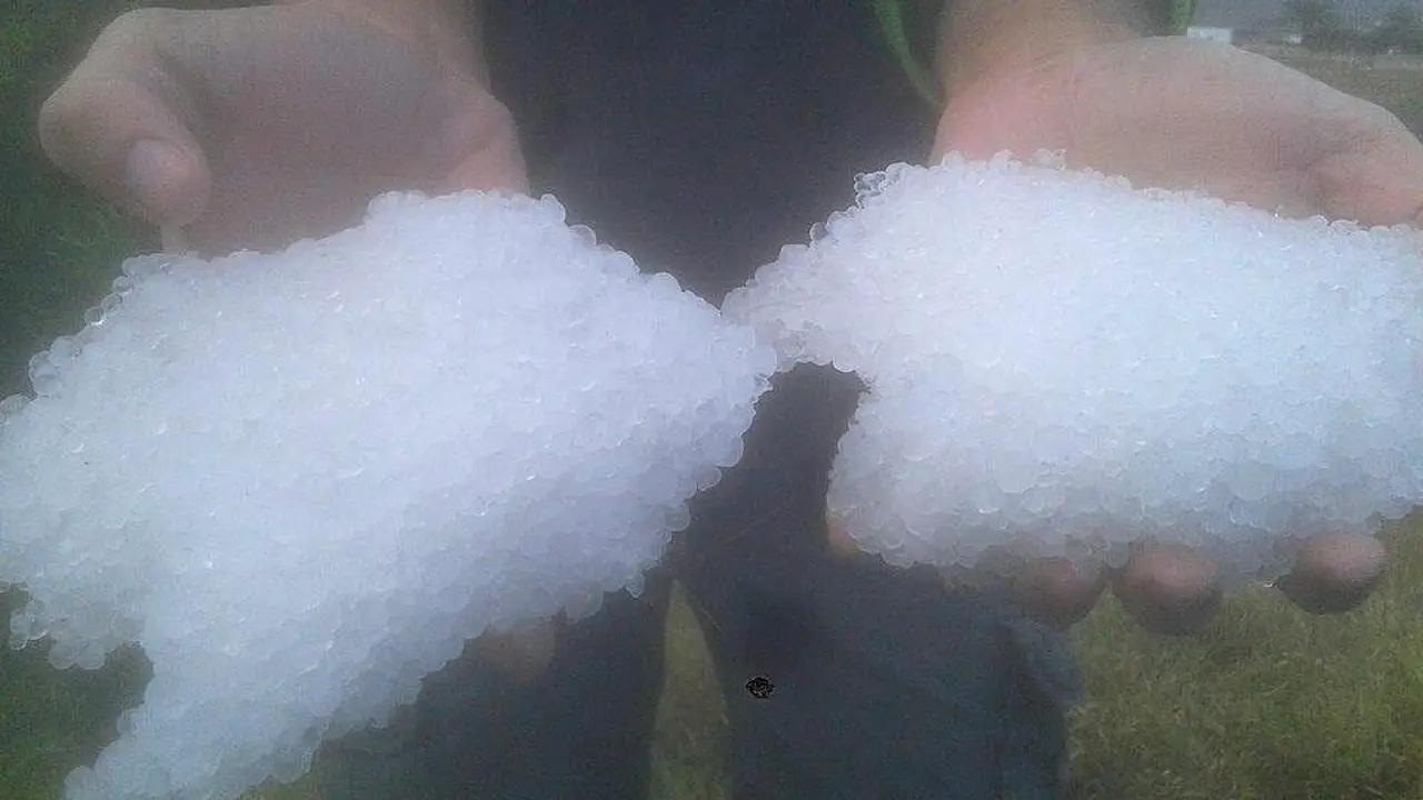 Granizo en Lanzarote2