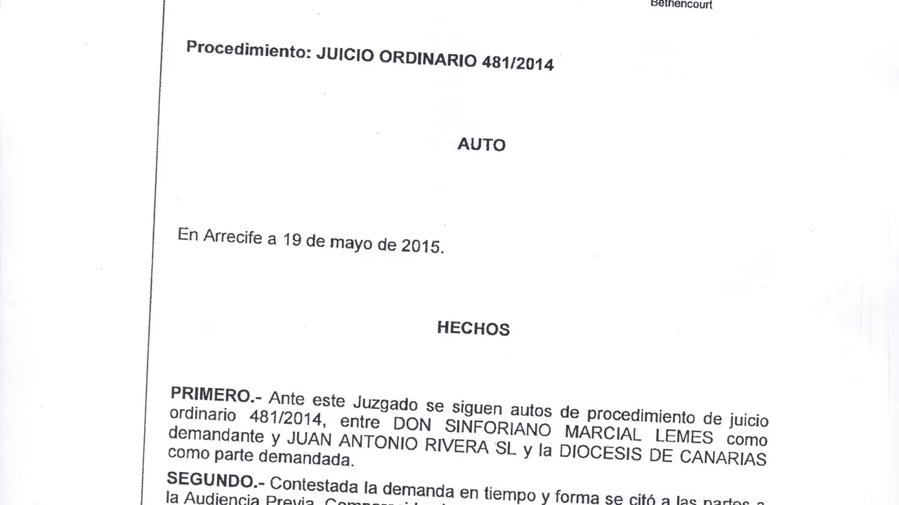 Sentencia en Caso de Ancianos