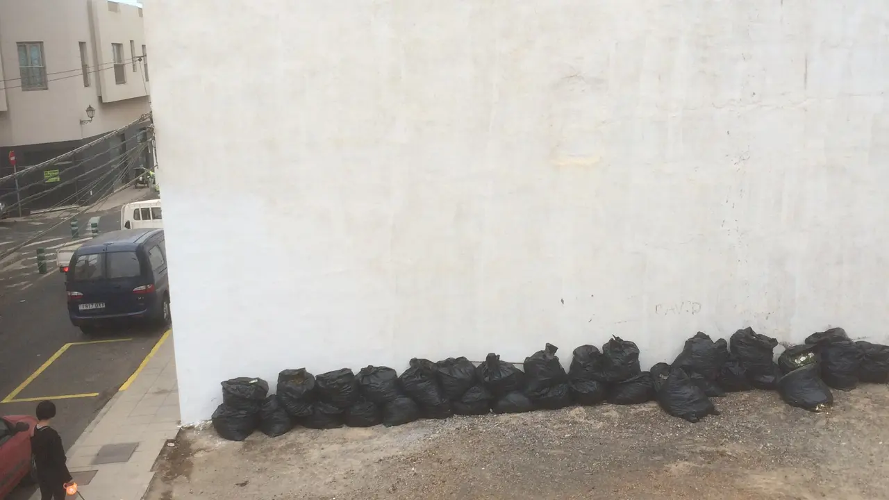 Bolsas de basura en Titerroy