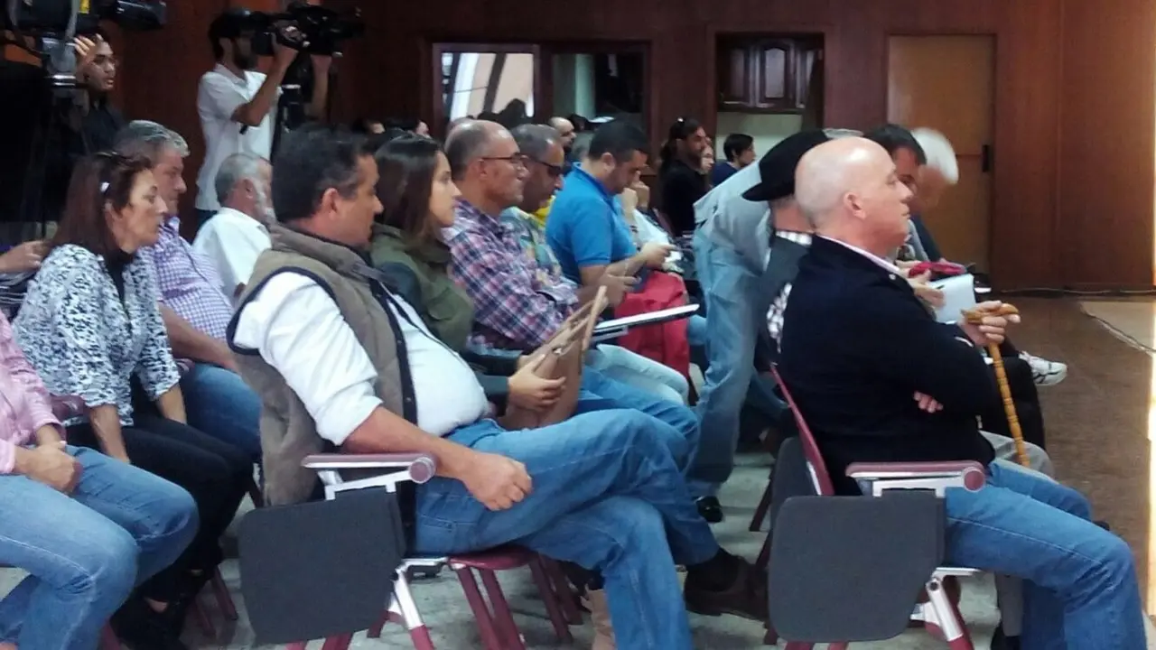 Pancho en el Pleno de la Incautaci&oacute;n