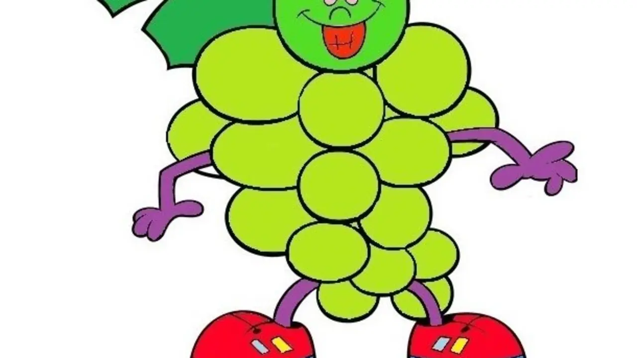 Uvas-para-colorear-gratis 1º