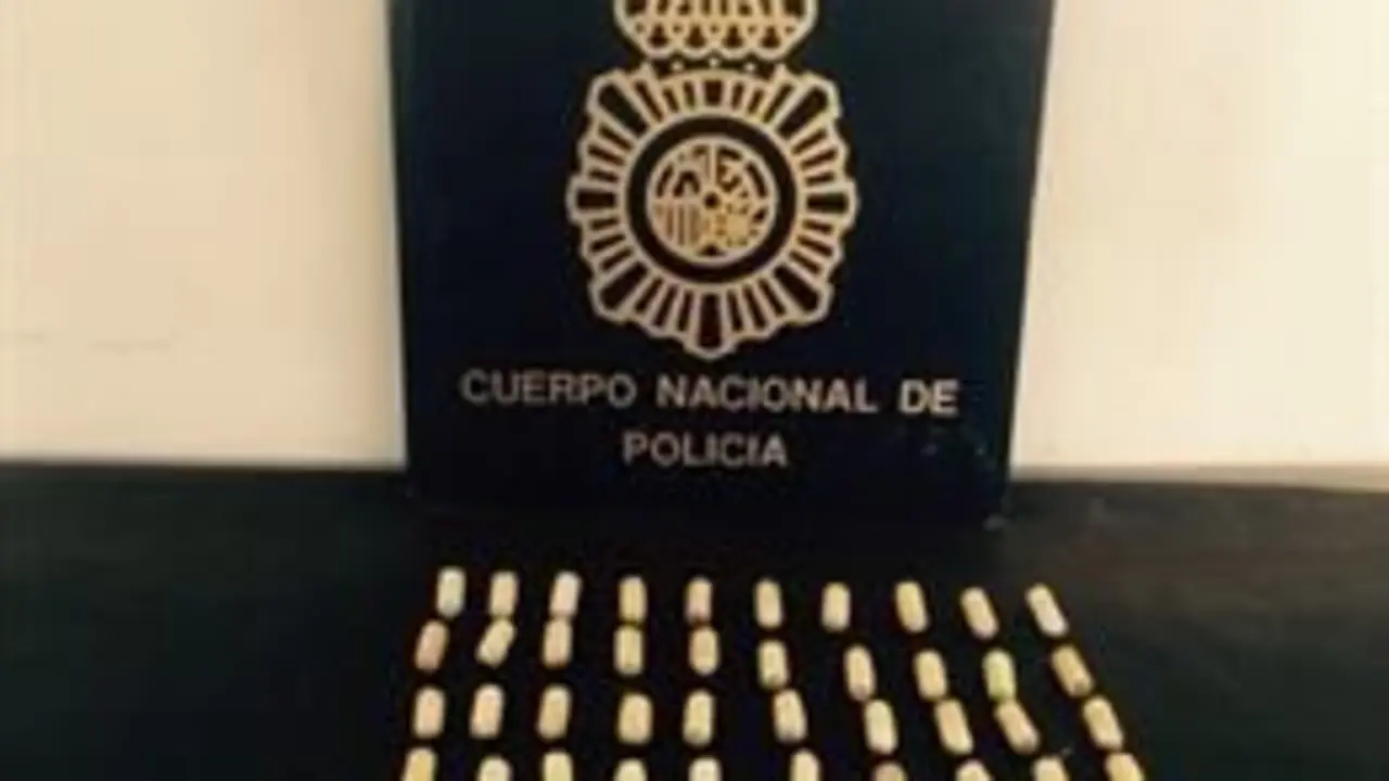 Droga intervenida en Guasimeta