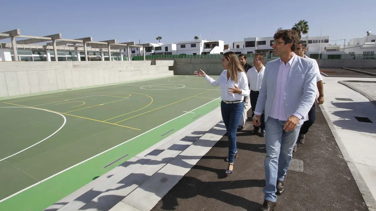 Obras del Polideportivo de Playa Honda