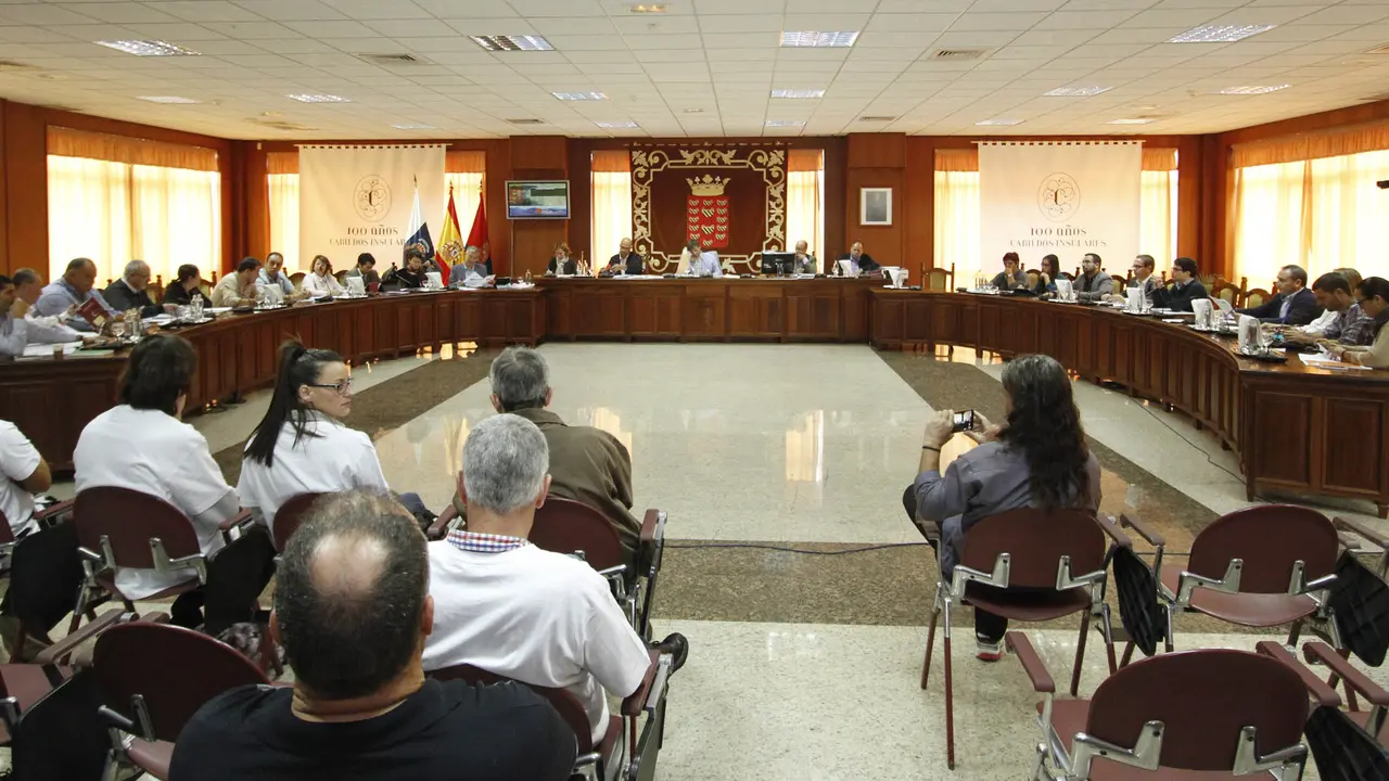 Salón de plenos del Cabildo