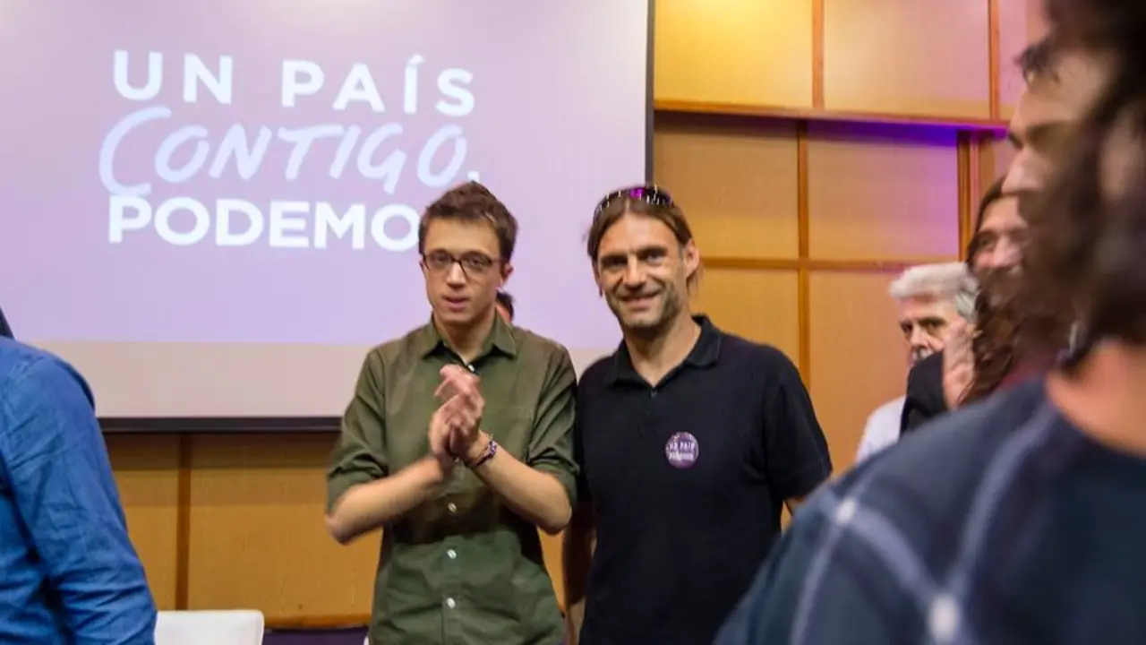 José Ramón Galindo con Iñigo Errejón