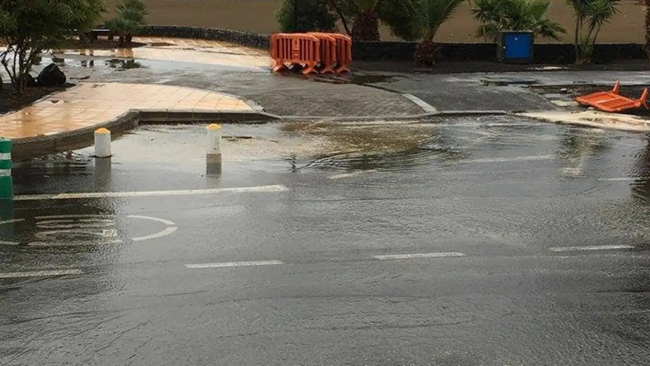 Lluvias en Puerto del Carmen
