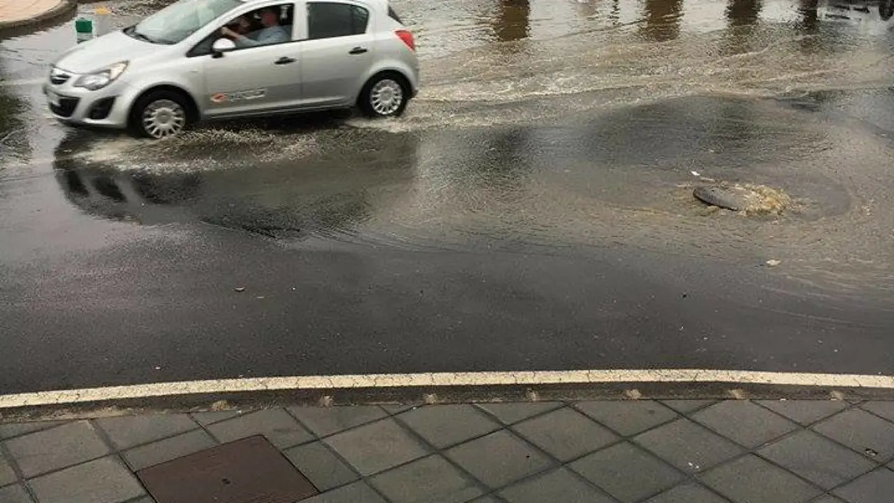 lluvias en Puerto del Carmen 2