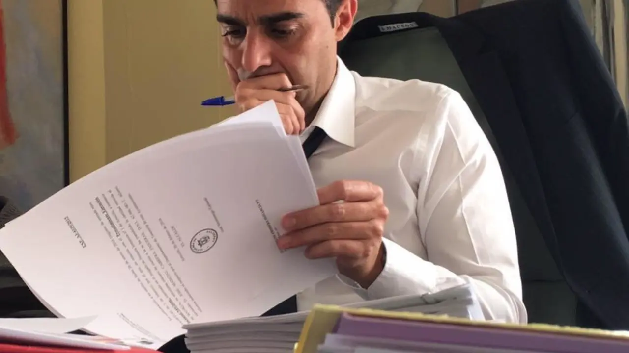 José Montelongo dejando la Alcaldía