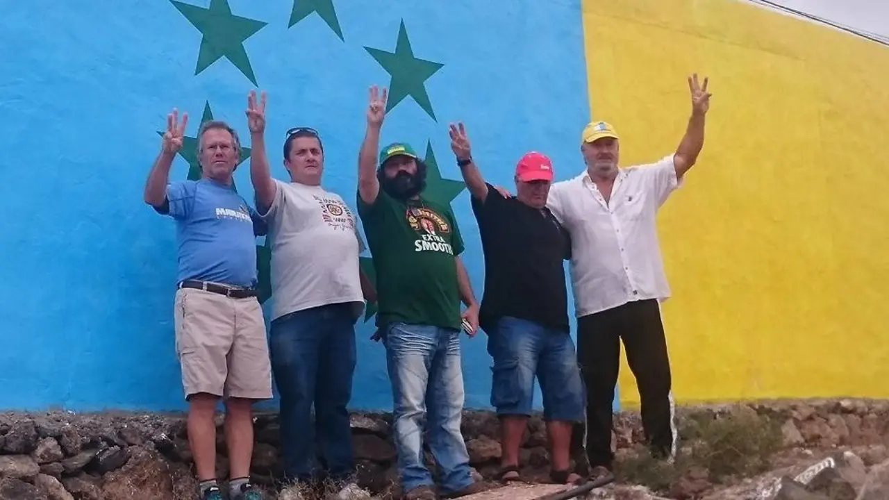 El D&iacute;a de Canarias en la sede de VECINOS UNIDOS