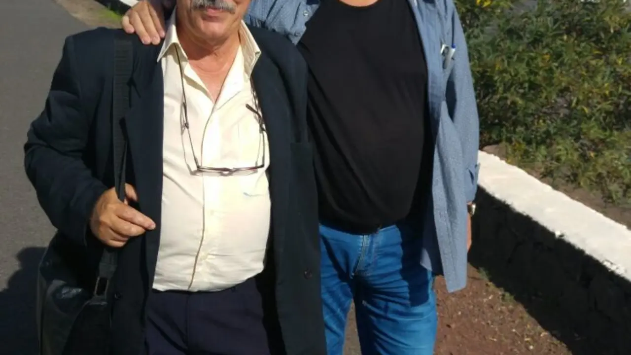 Paco Carrillo con Leal