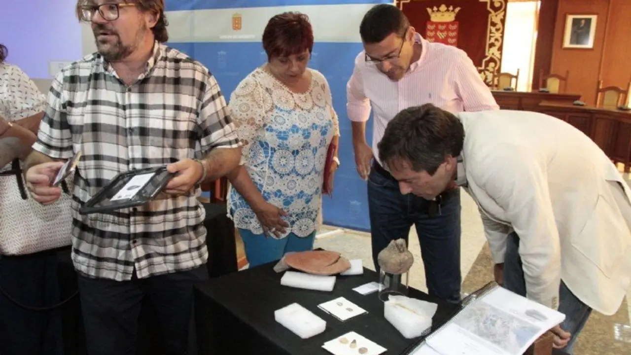 Restos arqueol&oacute;givod hallados en Zonzamas