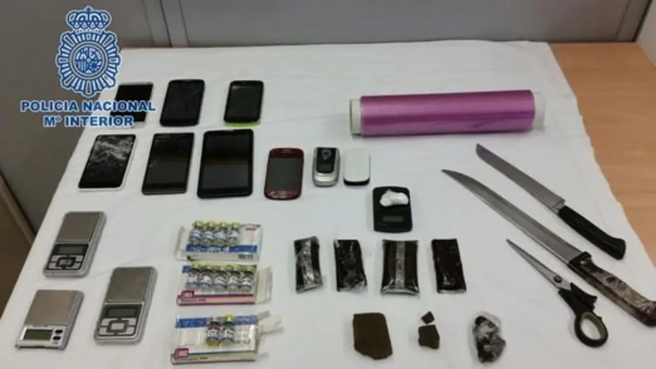 Droga aprehendida en el Supermercado de Valterra