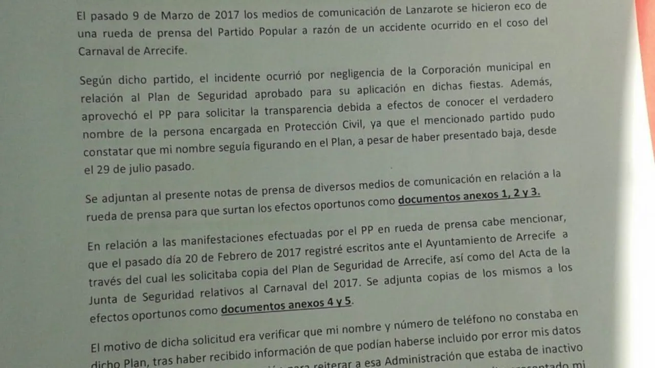 Denuncia de José Cabrera en Fiscalía 2