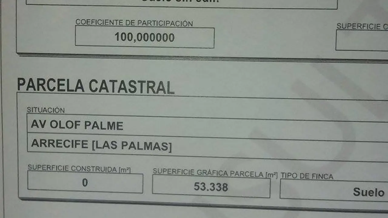 Parcela Catastral Islote del Francés 2