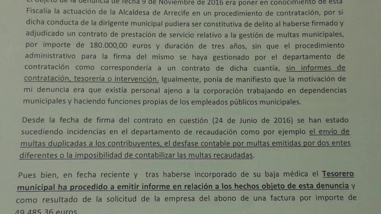 Ampliación Fiscalía