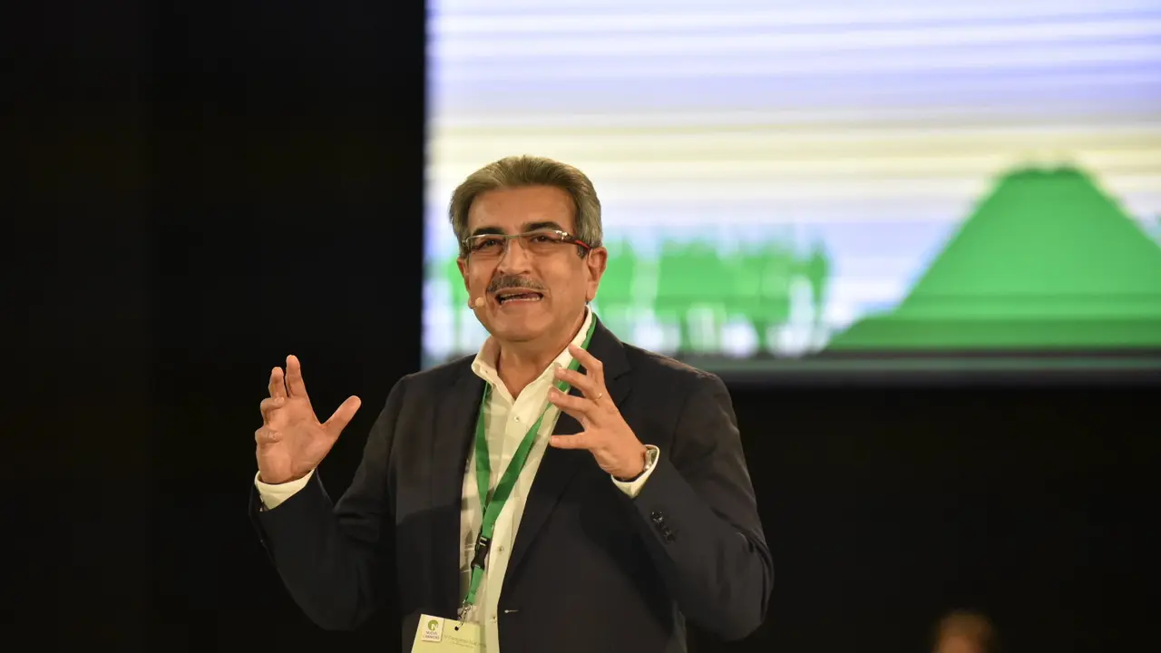 2. Román Rodríguez, durante la presentación del informe de gestión