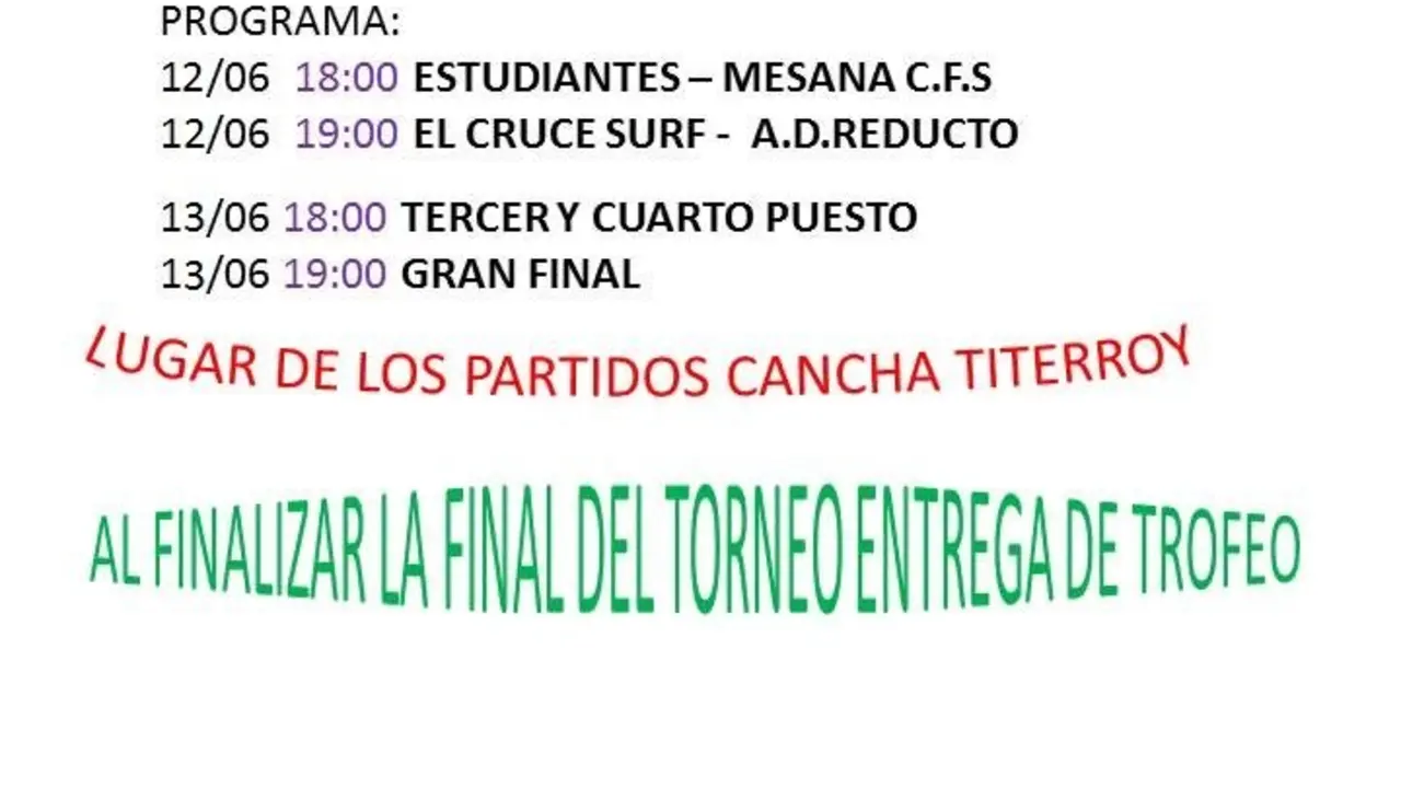 VII Torneo Fútbol Sala Sociedad Democracia