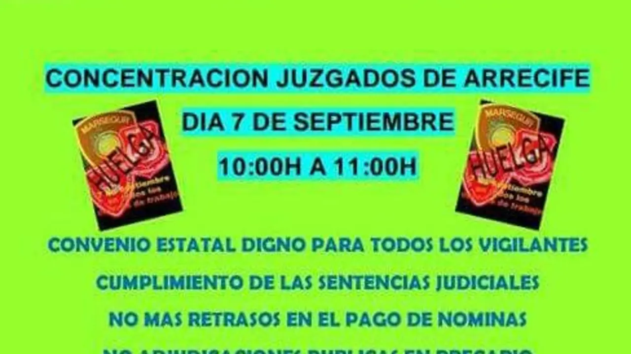 Concentración en los Juzgados de Arrecife