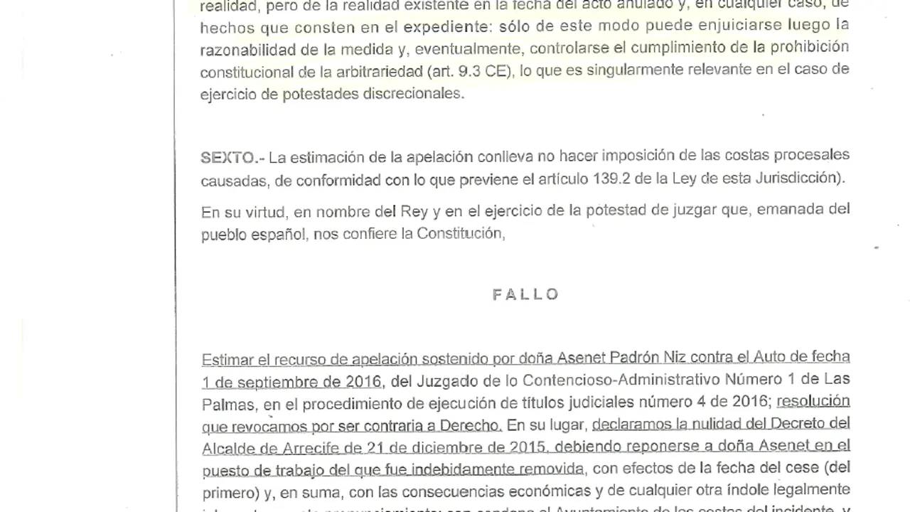 Sentencia Asenet Padr&oacute;n 3