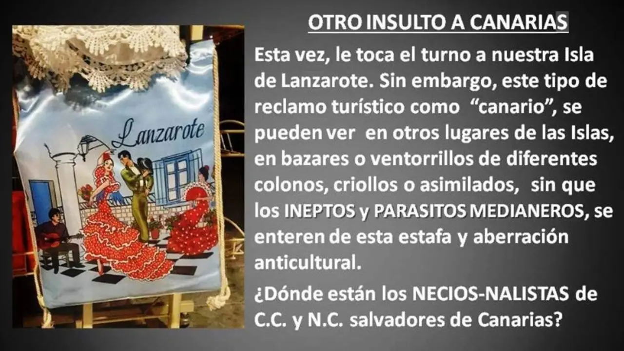 Insulto a Canarias
