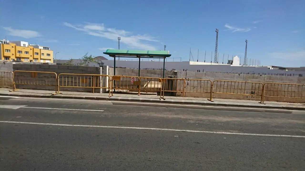 Parada de guaguas de la calle Tenderete