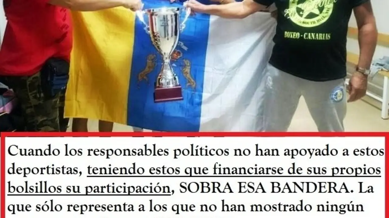 Sobraba esa bandera