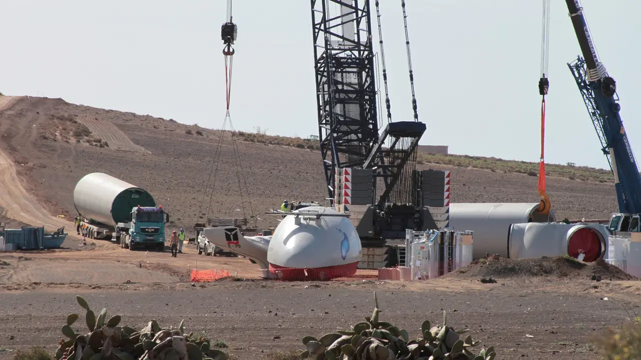Aerogeneradores del Parque Teguise 1