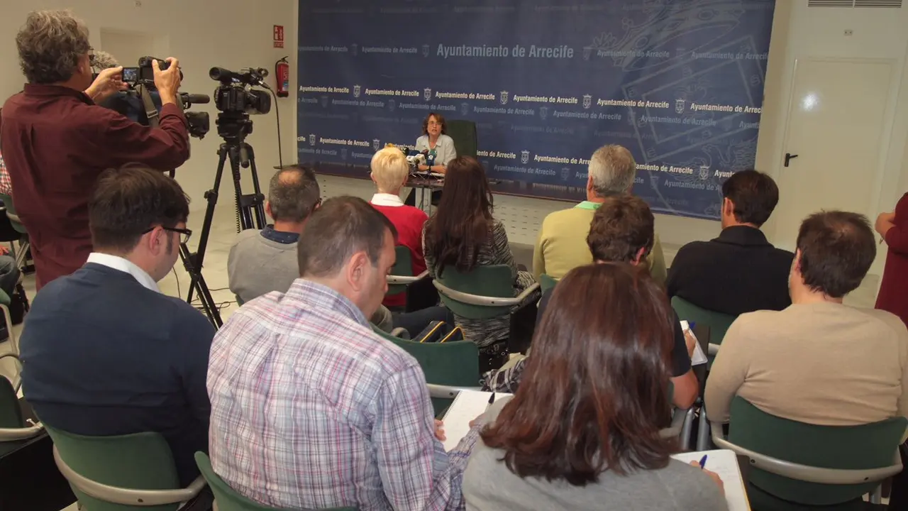 Rueda de prensa de la Alcaldesa