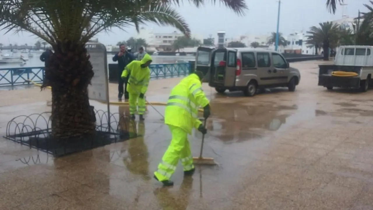 Lluvias en Arrecife